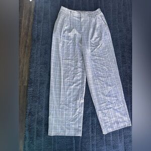 A NEW DAY Plaid Gray Business Casual Pants